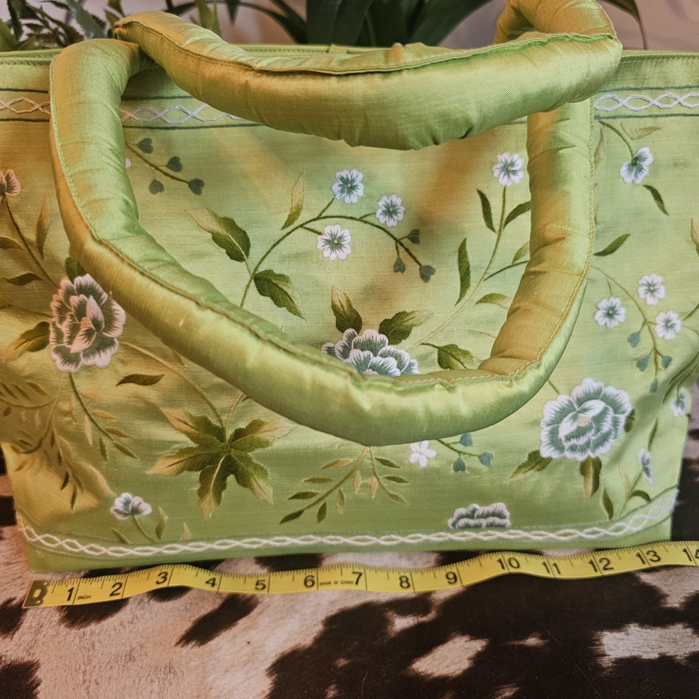 DV by Dolce Vita Green Floral Tote - Picture 6 of 10